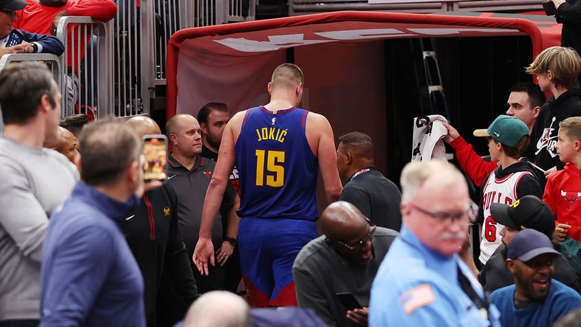 Nikola Jokic after ejection