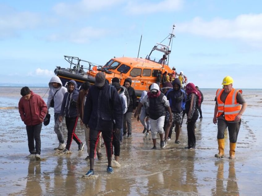 number of english channel boat migrant crossings hits highest single day total of the year