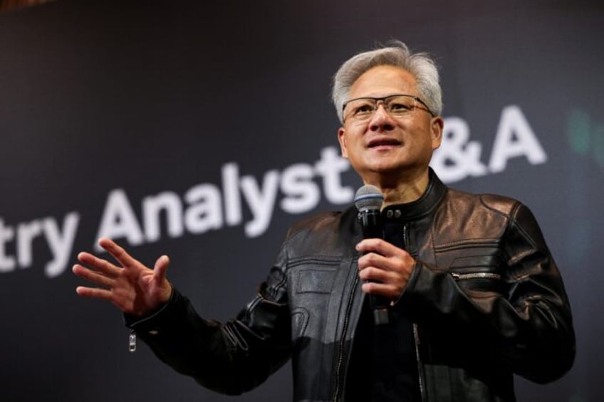 Nvidia chief executive Jensen Huang says new Blackwell technology he describes as a 'think