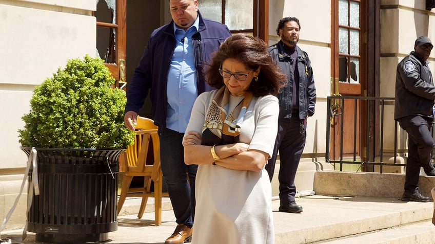 Shafik on campus amid anti-Israel protests