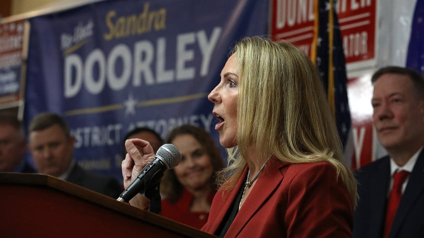 Doorley at campaign event