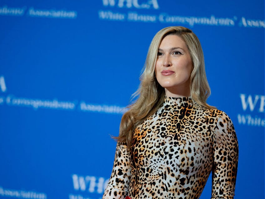 Reporter Olivia Nuzzi arrives for the White House Correspondents' Association dinner at th