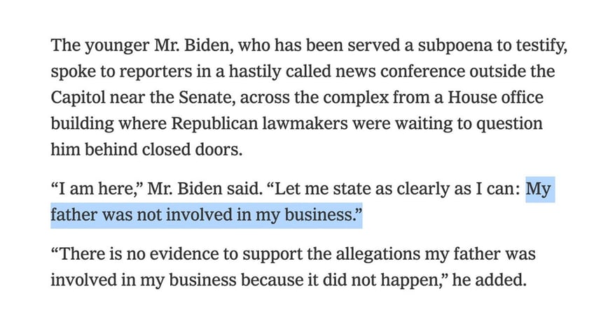 NYT Hunter Biden article