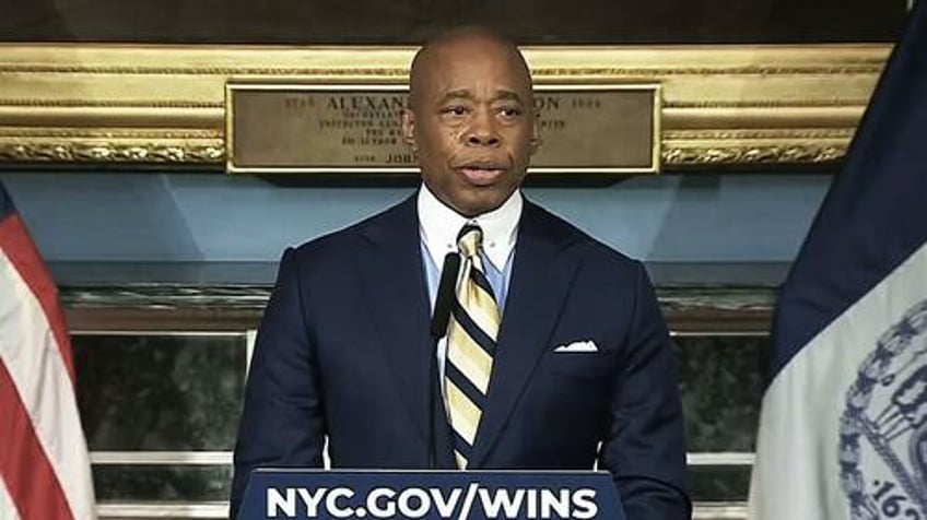 nyc mayor eric adams stuns lefty reporters by going full maga