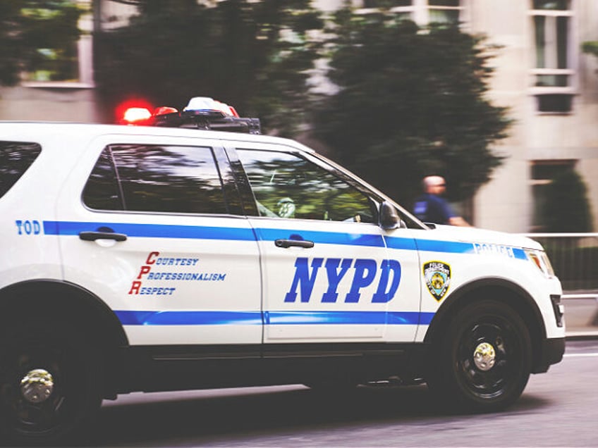 NYPD cop car / police lights