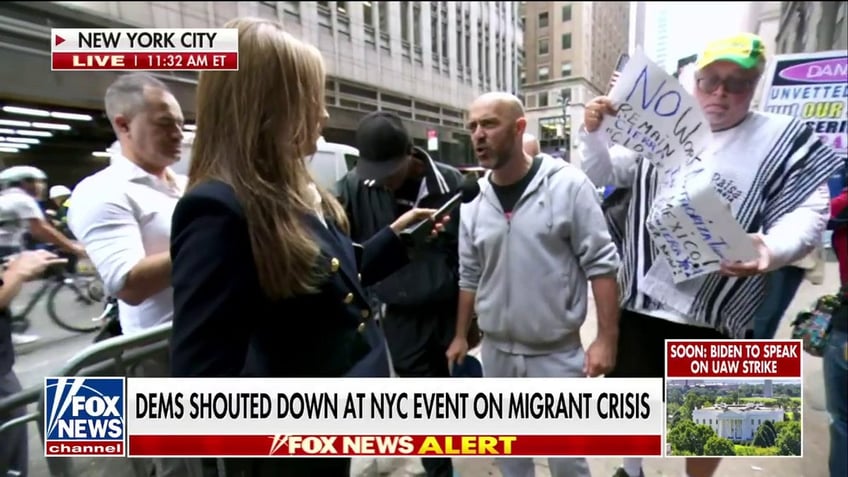 nyc protester slams dems response to migrant crisis destroyed our city