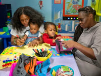 NYC’s Rikers Island jail gets a kid-friendly visitation room ahead of Mother’s Day