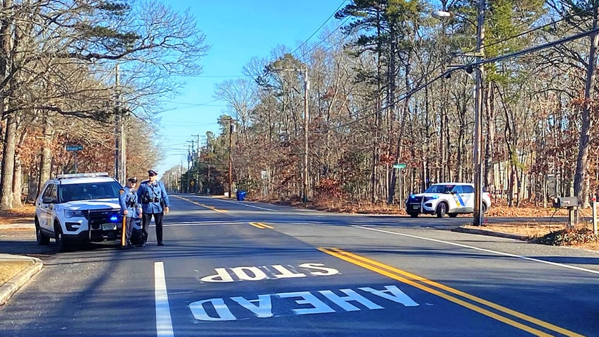 New Jersey State police conduct a roadside operation