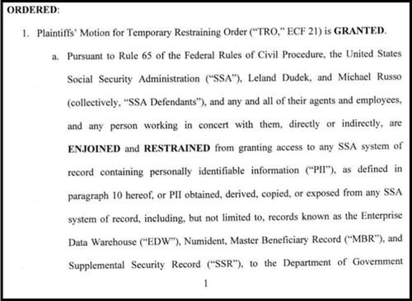 obama judge blocks doge from social security records musk team deletes vampires