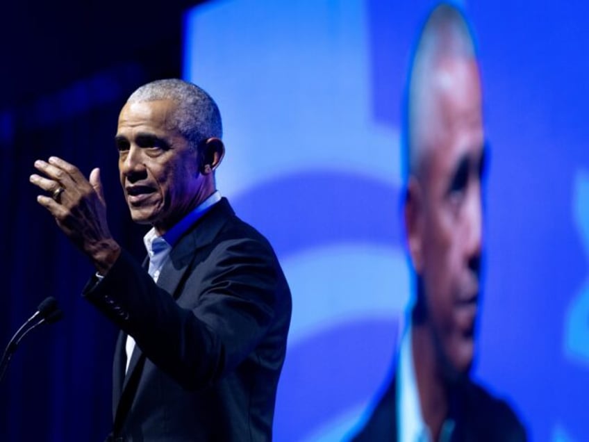 CHICAGO, ILLINOIS - DECEMBER 05: Former President Barack Obama addresses the Obama Foundat