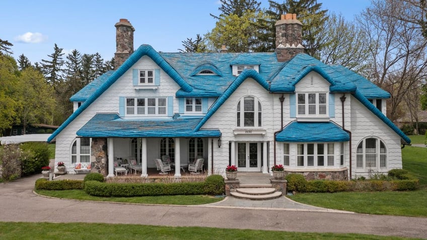 oddest homes in america include the smurf house and one thats legally haunted