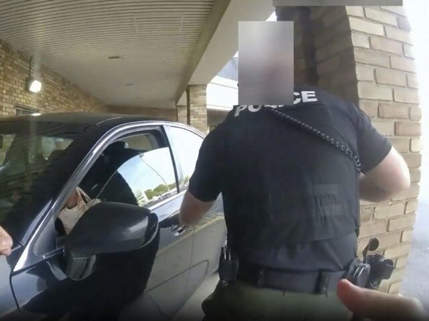 FILE - This image from bodycam video released by the Blendon Township Police on Friday, Se