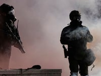 Officers injured as Portland rioters breach ICE building with explosives and rocks