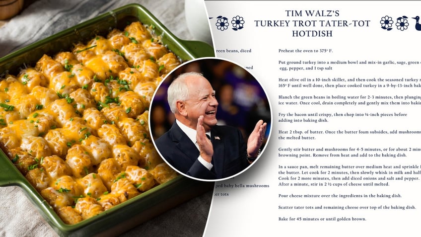 Tim Walz goes viral for hotdish recipe