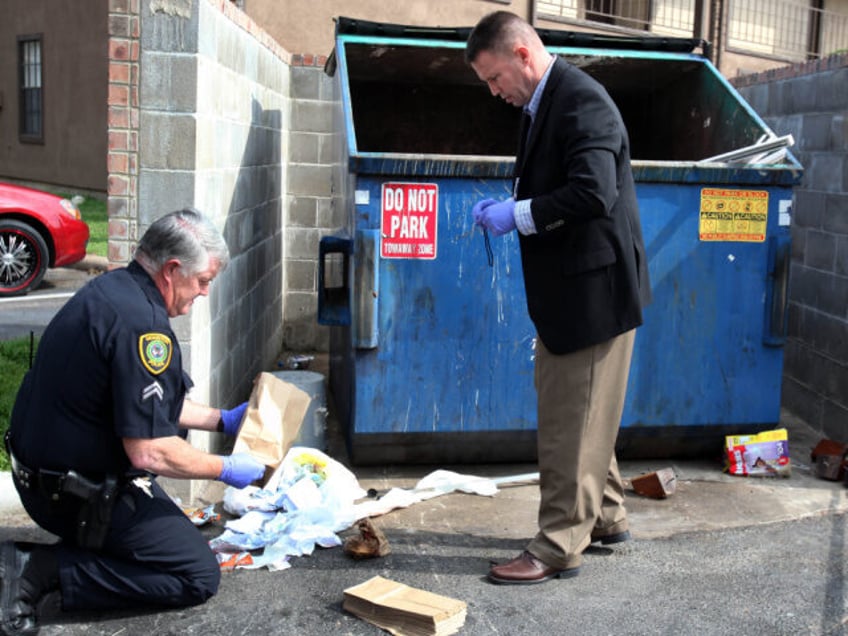 HPD works the scene where a newborn baby boy was found alive in a dumpster by maintenance