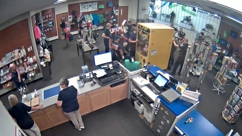 Firefighters and police rescue child stuck inside Ohio claw machine