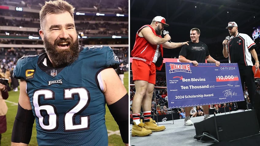 Kelce and award recipient