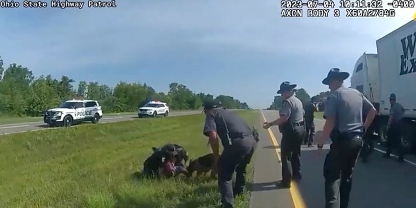 ohio k9 officer repeatedly warned against speaking of attack on surrendering suspect