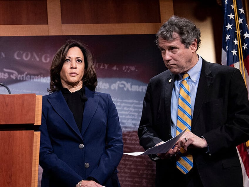 Senator Patty Murray (D-WA), Senator Kamala Harris (D-CA), and Senator Sherrod Brown (D-OH