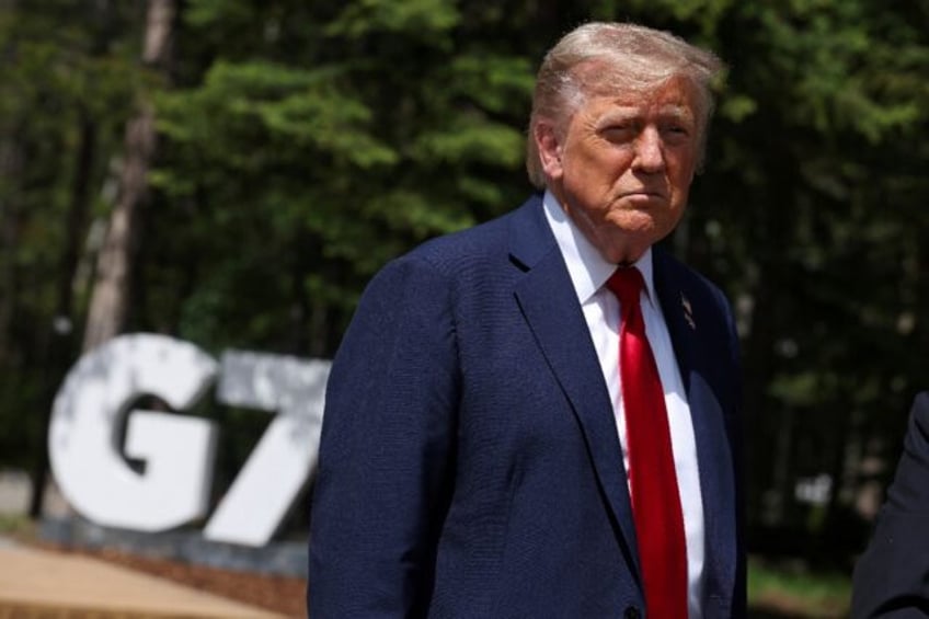 Donald Trump left the G7 summit early, saying he had to deal with the crisis in the Middle
