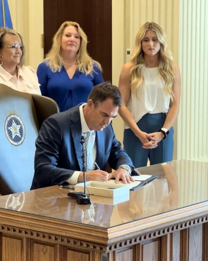 oklahoma governor issues executive order defining biological sex