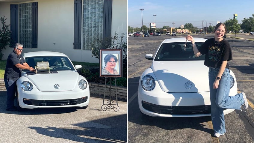 oklahoma teen wins volkswagen beetle after attending a strangers funeral perfect winner was drawn