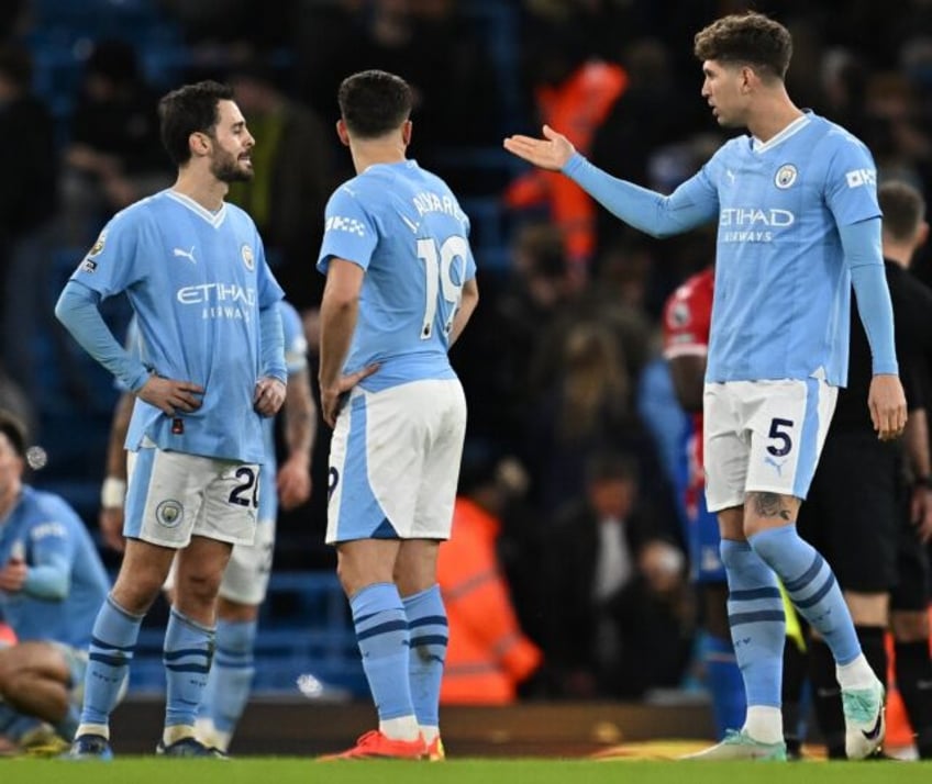 Manchester City were held to a damaging draw by Crystal Palace