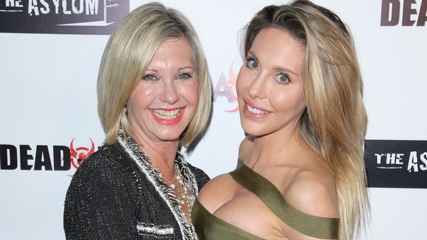 olivia newton johns daughter says mom continues to show up for her it doesnt just end with your body