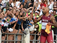 Olympic champion Jacobs wins on Rome return