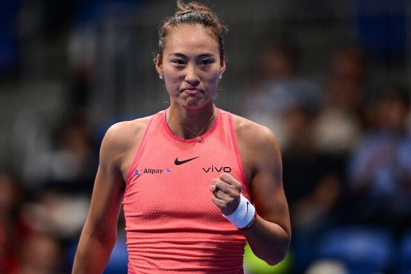 Zheng Qinwen won the Pac Pacific Open title in Tokyo on Sunday, beating Sofia Kenin in the