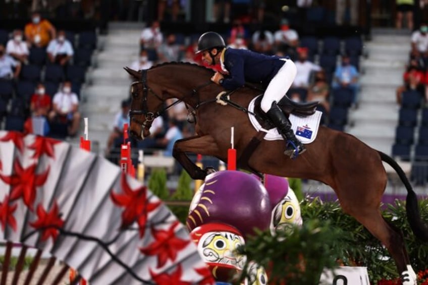 Australiam equestrian Shane Rose competes in the Tokyo 2020 Olympic Games at the Equestria