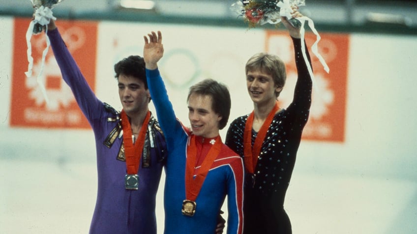 Scott Hamilton podium