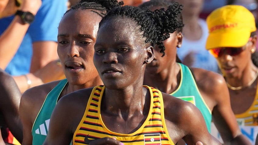Rebecca Cheptegei at the World Athletics Championship