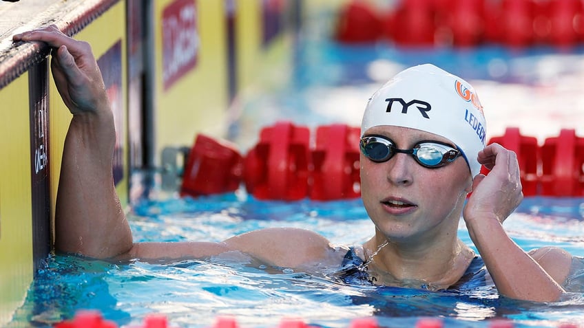 Katie Ledecky in the pool