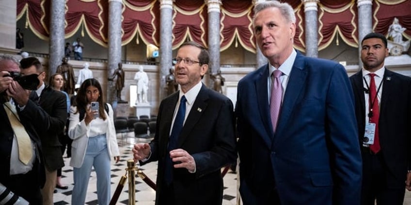 omar leads squad boycott of israeli presidents speech to congress