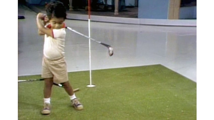 Tiger Wood at 2 years old