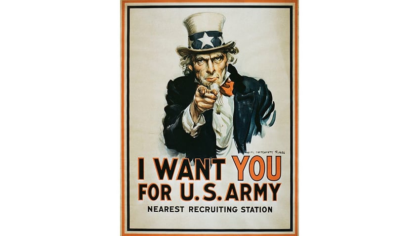 Uncle Sam recruiting poster