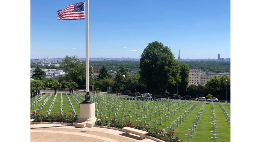 American cemetery Paris