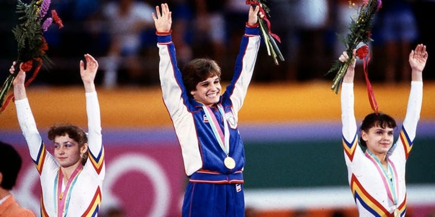 on this day in history august 3 1984 gymnast mary lou retton wins olympic gold