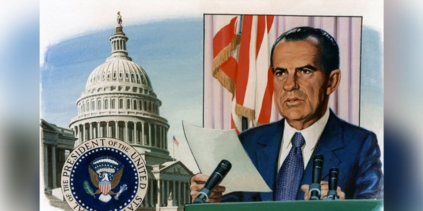 on this day in history august 8 1974 president nixon announces his resignation