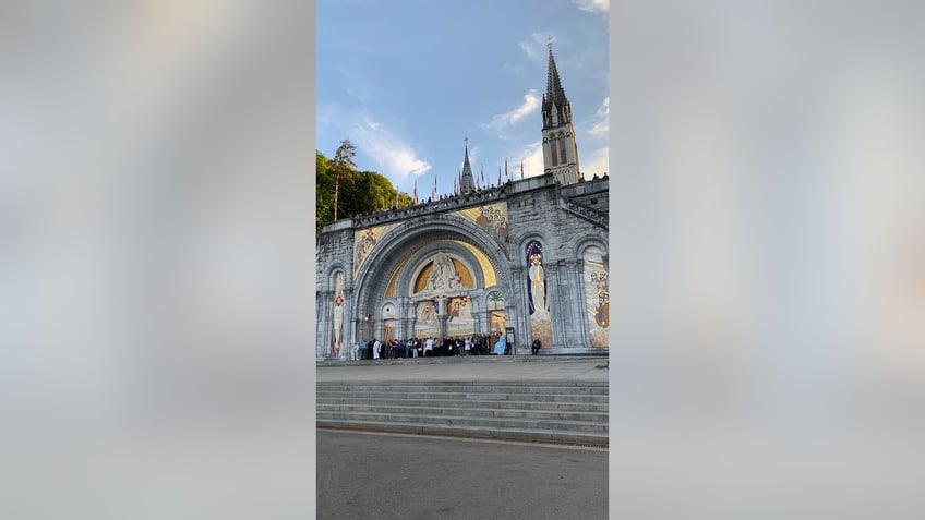 Lourdes, France church