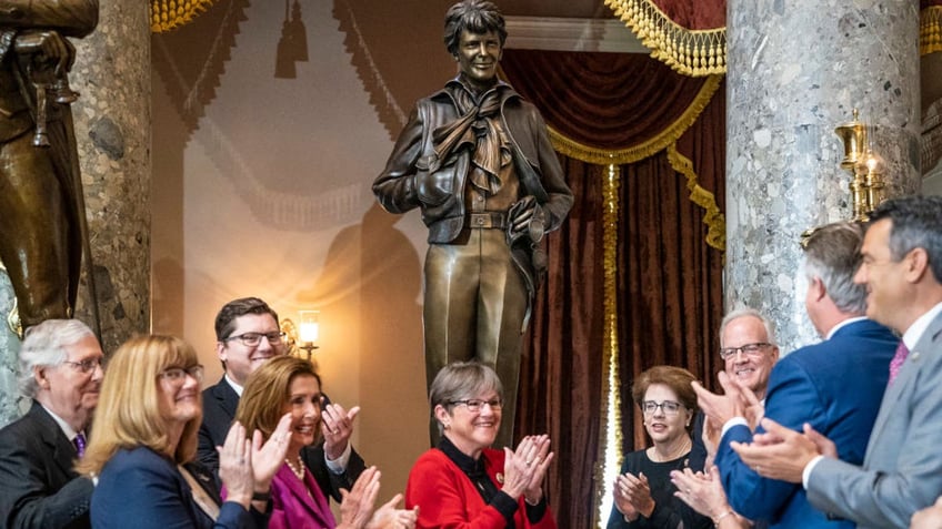 Earhart statue