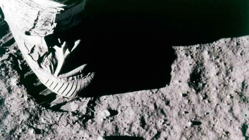 Footprint on the moon