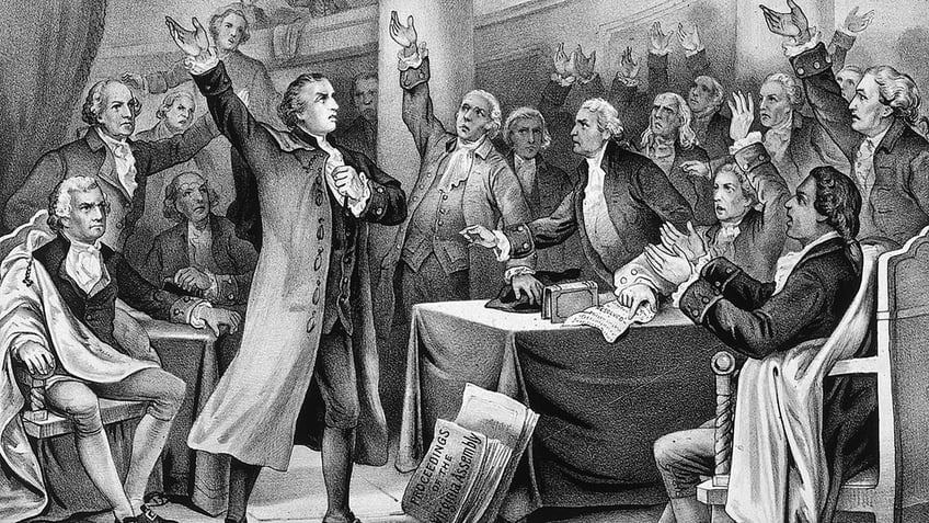 on this day in history march 23 1775 patriot patrick henry demands give me liberty or give me death