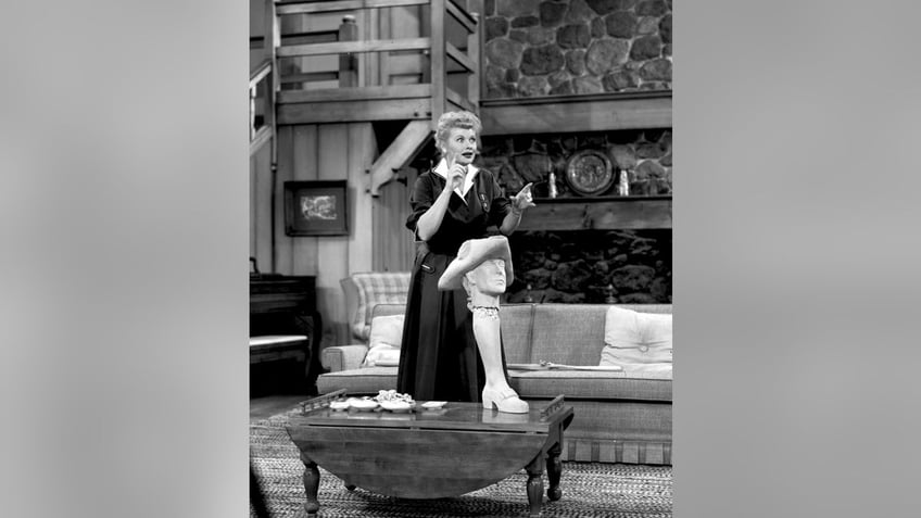 Lucille Ball broken statue