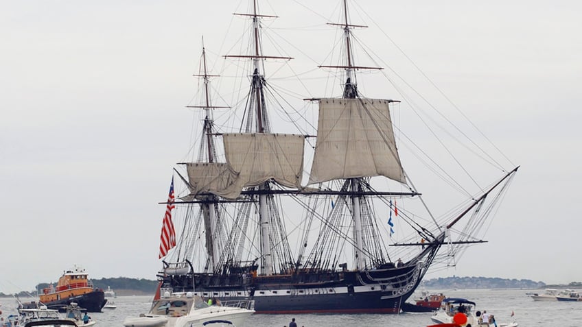 on this day in history october 21 1797 legendary warship uss constitution is launched in boston