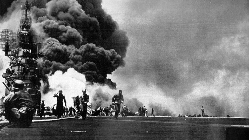 on this day in history october 25 1944 first kamikaze suicide pilots attack us navy in world war ii