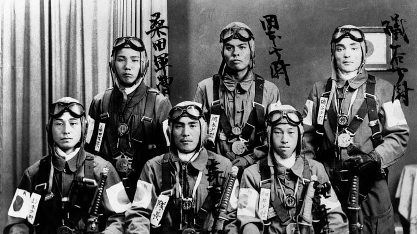 on this day in history october 25 1944 first kamikaze suicide pilots attack us navy in world war ii