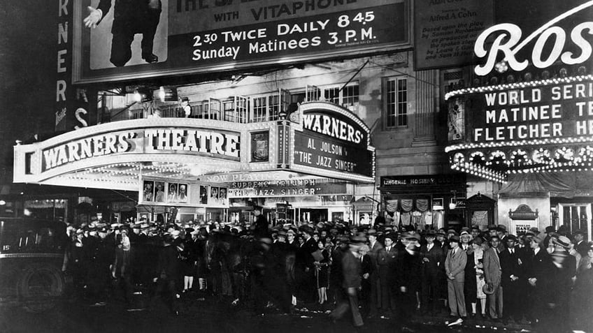 on this day in history october 6 1927 the jazz singer released first film with synchronized sound