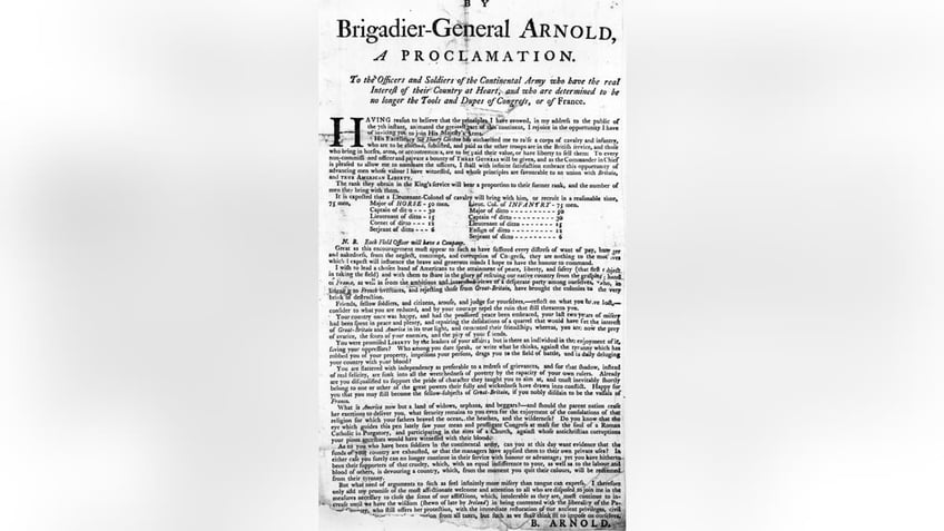 on this day in history sept 21 1780 benedict arnold betrays cause of american independence